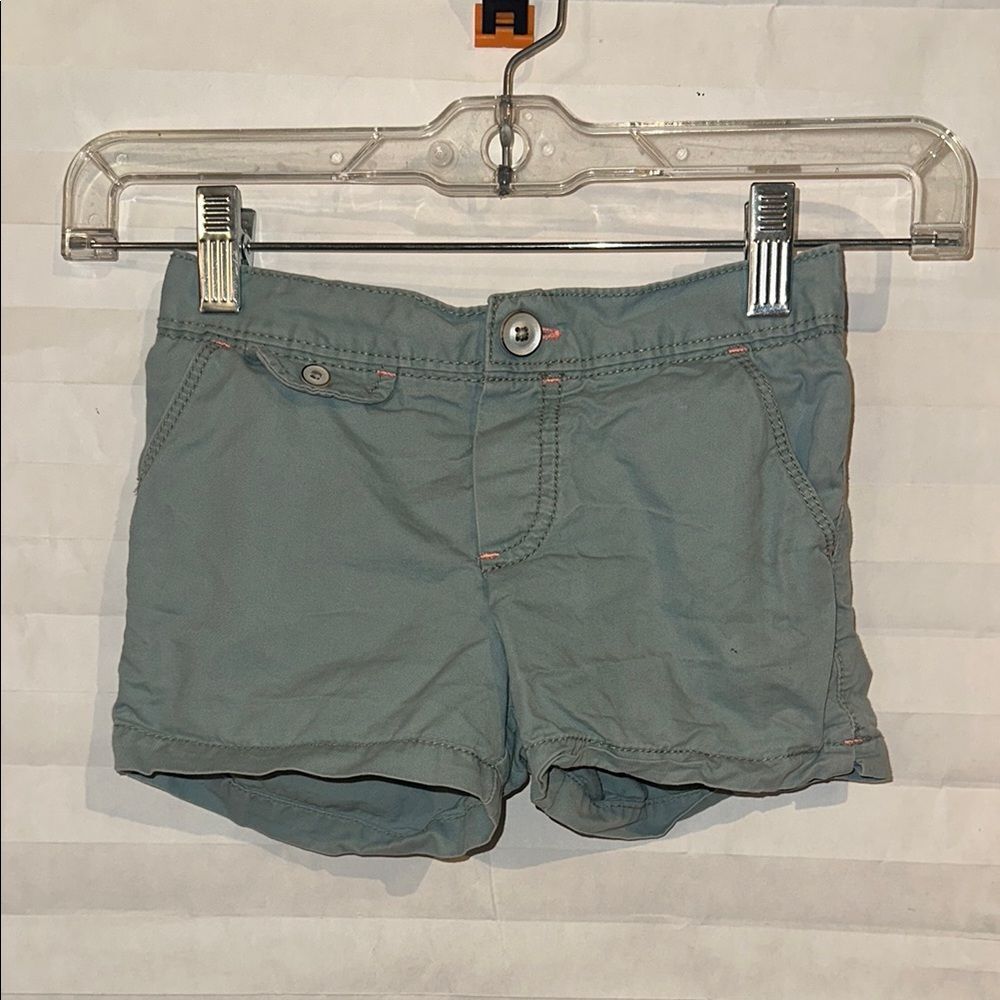 Carter’s Girls Gray Shorts Size 5 Casual Play Bottoms Comfy Summer Wear